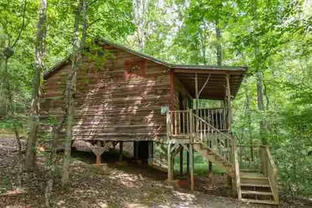 Cozy Cabin: River View With Hot Tub Далонега Екстериор снимка